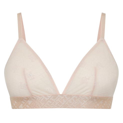TOMMY HILFIGER - Sheer Monogram Bralette