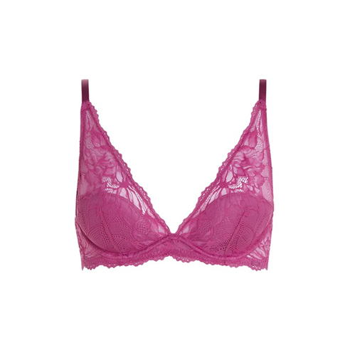 Calvin Klein - Seductive Comfort Floral Plunge Bra