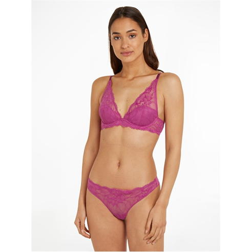 Calvin Klein - Seductive Comfort Floral Plunge Bra