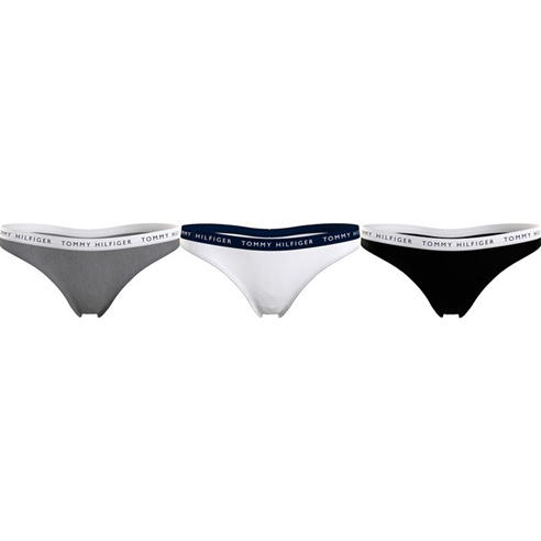 Tommy Hilfiger - Tommy Bodywear 3 Pack Thong Briefs Womens