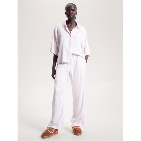 Tommy Hilfiger - SHORT SLEEVE WOVEN PYJ SET