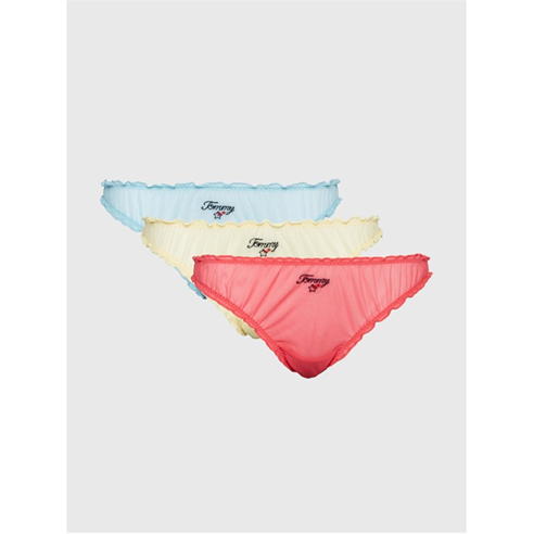Tommy Hilfiger - 3 Pack Bikini Ruffle Briefs