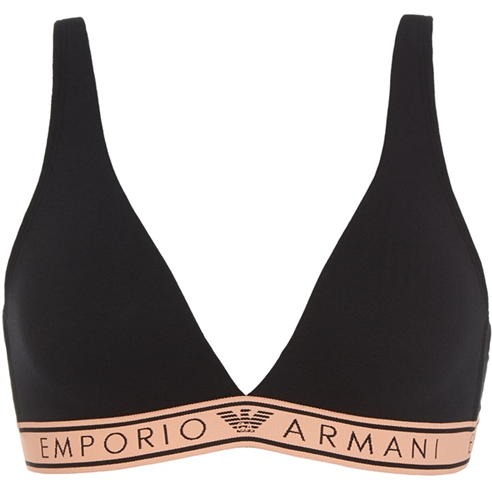 Emporio Armani - Logo Triangle Bralette