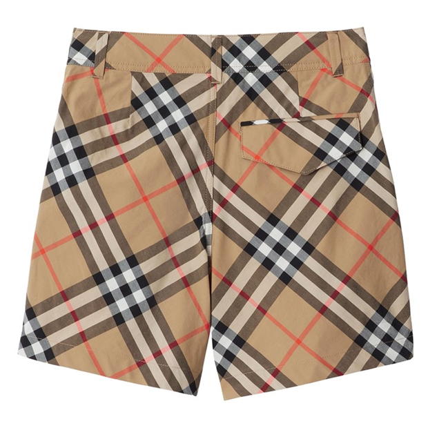 BURBERRY Oscar Checked Shorts Juniors