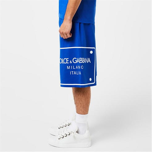 DOLCE AND GABBANA - DG Prnt Plaq Short Sn32