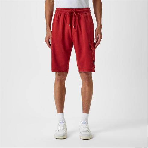 CP COMPANY - Micro Lens Fleece Shorts