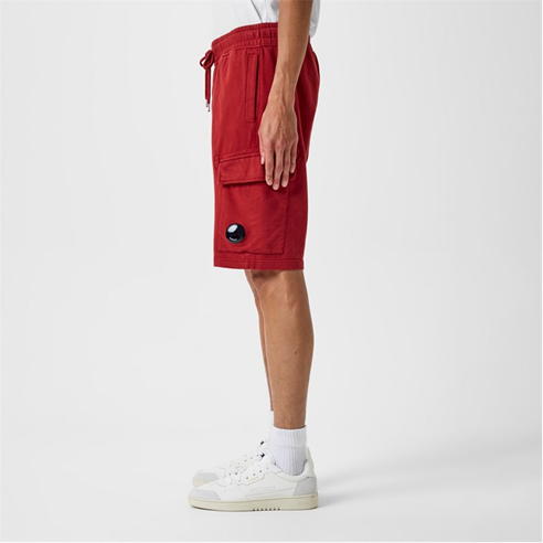 CP COMPANY - Micro Lens Fleece Shorts