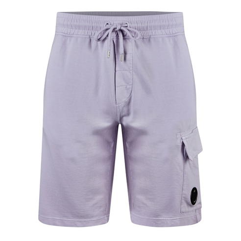 CP COMPANY - Micro Lens Fleece Shorts