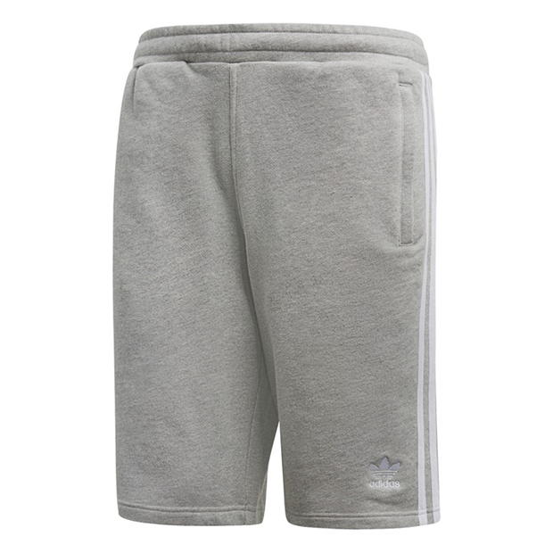 adidas grey cotton shorts