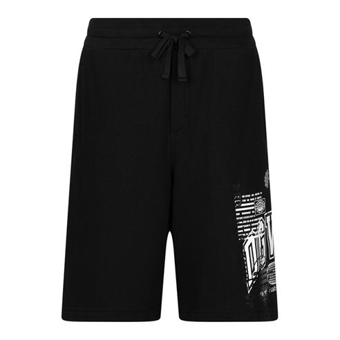 DOLCE AND GABBANA - Dg Vib3 Jersey Jogging Shorts
