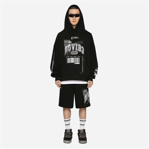 DOLCE AND GABBANA - Dg Vib3 Jersey Jogging Shorts