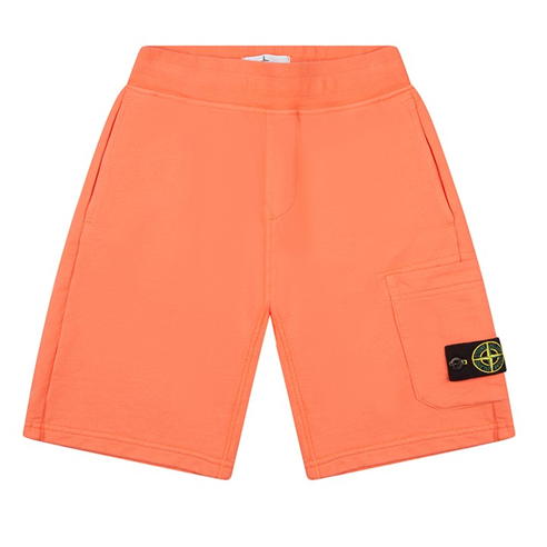 STONE ISLAND - Junior Logo Shorts