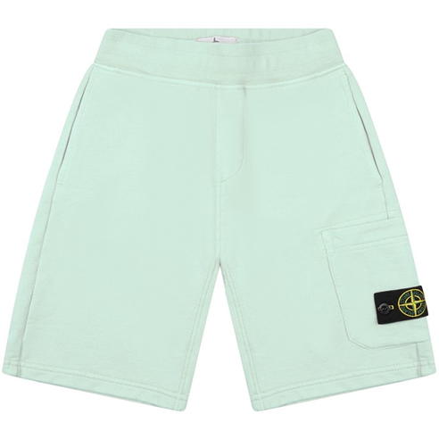 STONE ISLAND - Junior Logo Shorts