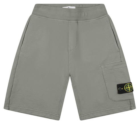 STONE ISLAND - Junior Logo Shorts