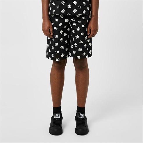 DOLCE AND GABBANA - Dg Logo Shorts