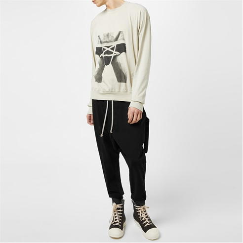 RICK OWENS DRKSHDW - Drawstring Prison Jogging Bottoms