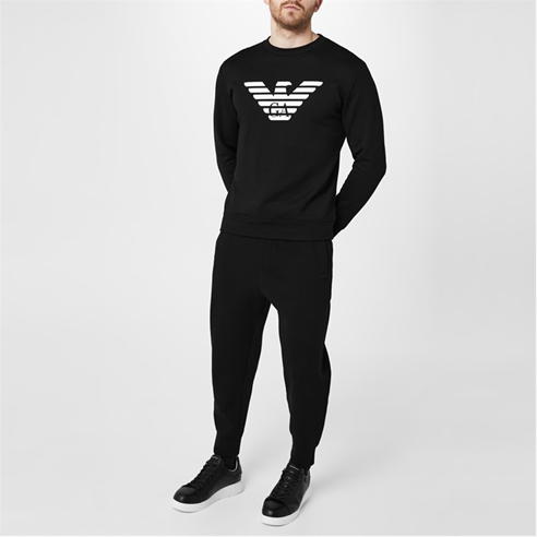 EMPORIO ARMANI - Logo Cuffed Joggers