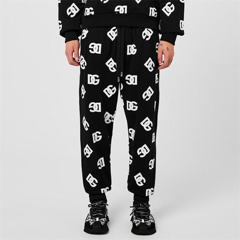 DOLCE AND GABBANA - Aop Logo Joggers