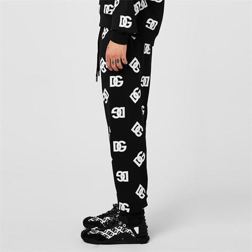 DOLCE AND GABBANA - Aop Logo Joggers