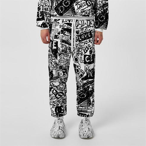 DOLCE AND GABBANA - Graphic Print Track Pants