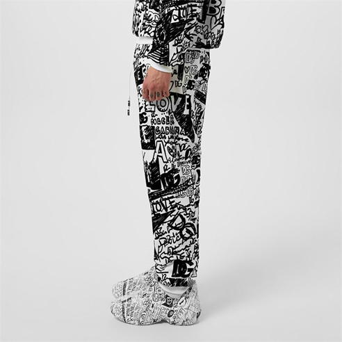 DOLCE AND GABBANA - Graphic Print Track Pants