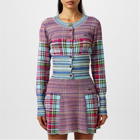 VIVIENNE WESTWOOD - Tartan Cardigan