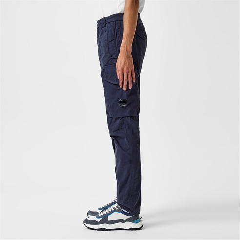 CP COMPANY - Garment Dyed Stretch Sateen Cargo Pants