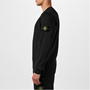 Nero V0029 - STONE ISLAND - Cotton Fleece Crewneck