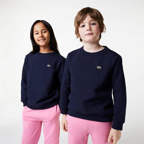Lacoste - Lacoste Logo Fleece Crew Neck Sweater Juniors