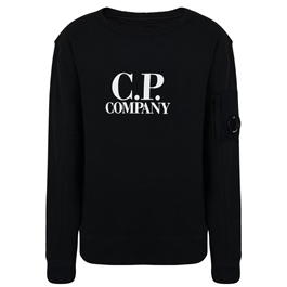 CP COMPANY - Boys Lens Logo Sweatshirt