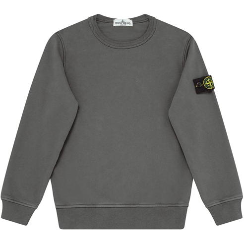 STONE ISLAND - Junior Badge Crewneck