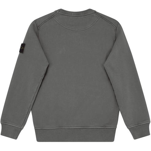 STONE ISLAND - Junior Badge Crewneck