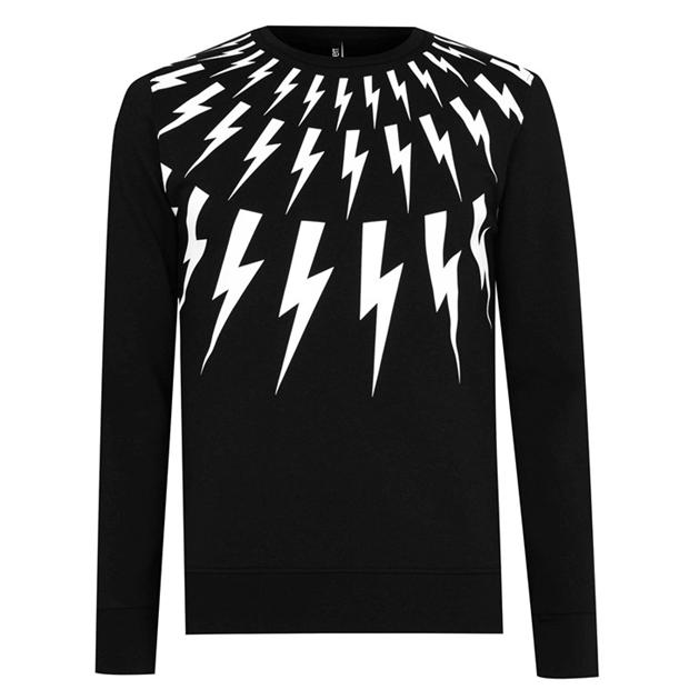 NEIL BARRETT - Lightning Bolt Sweatshirt