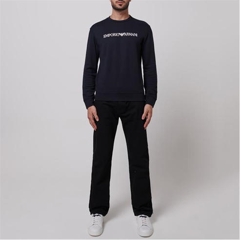 EMPORIO ARMANI - Logo Fleece Jumper