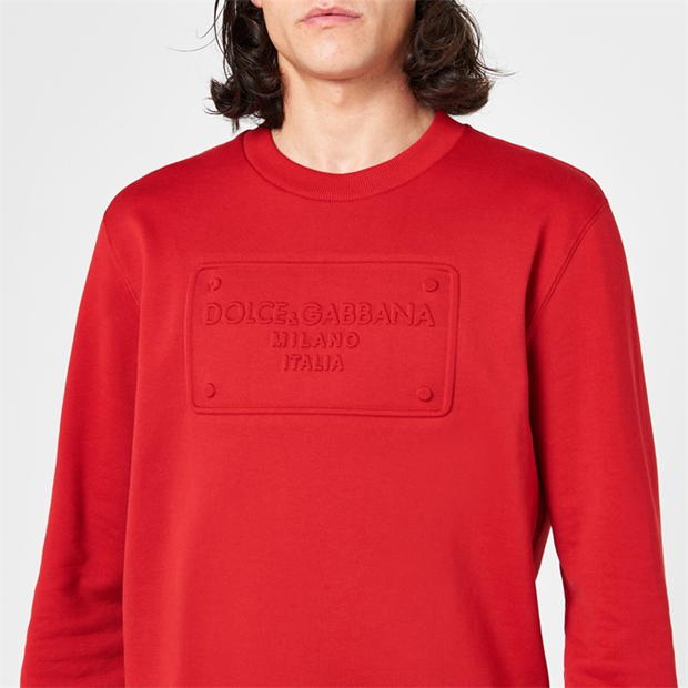 DOLCE AND GABBANA Box Logo Sweatshirt Cruise Fashion