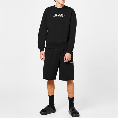 OFF WHITE - Paint Arrow Crew Neck Sweatshirt