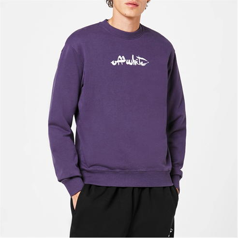OFF WHITE - Paint Arrow Crew Neck Sweatshirt