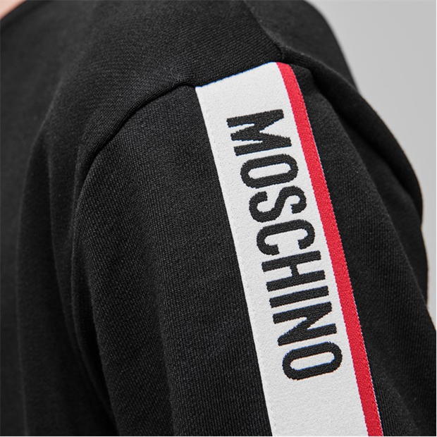 moschino logo tape sweatshirt