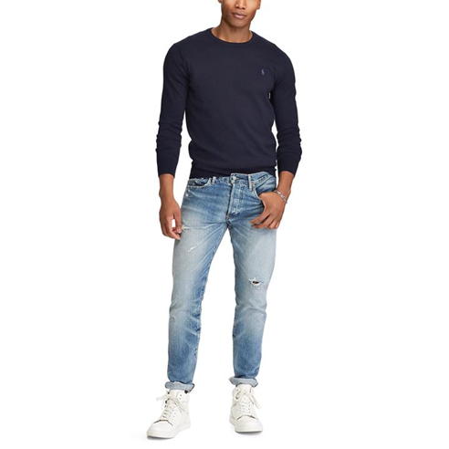 POLO RALPH LAUREN - Pima Crew Neck Sweatshirt