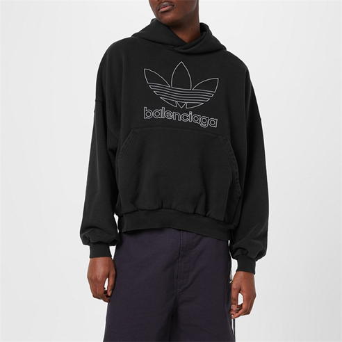 BALENCIAGA - X Adidas Logo Hoodie
