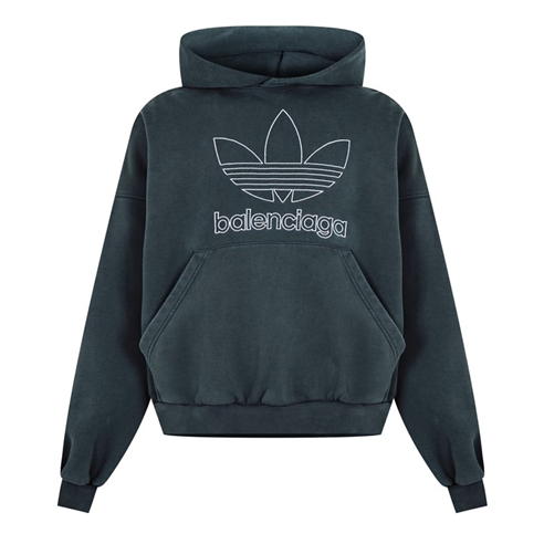 BALENCIAGA - X Adidas Logo Hoodie