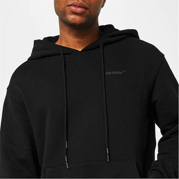 Off white black diagonal hoodie hotsell