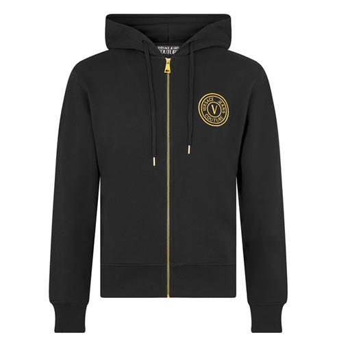 VERSACE JEANS COUTURE - Foil Stamp Zip Hoodie