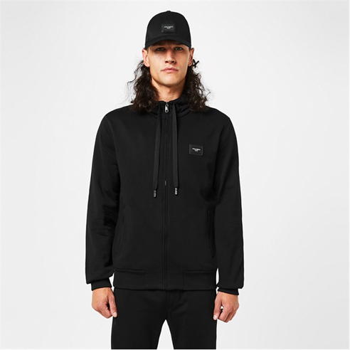 DOLCE AND GABBANA - Rubber Plate Zip Hoodie