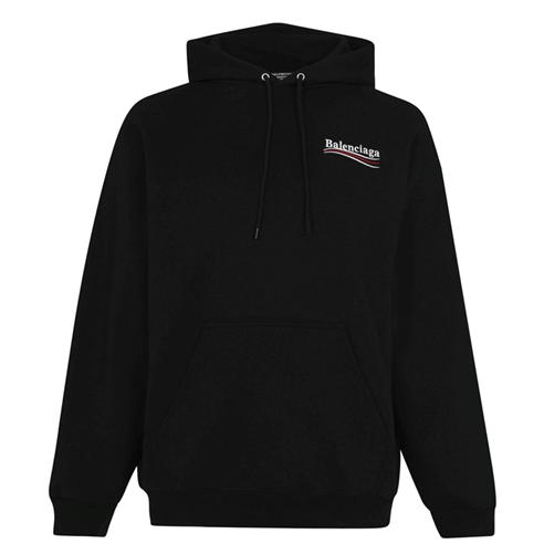 BALENCIAGA - Logo Political Hoodie