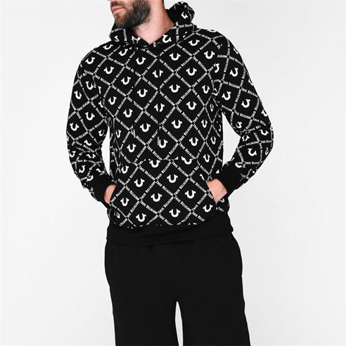True Religion - All Over Logo OTH Hoodie