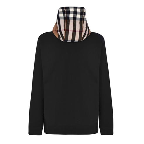 BURBERRY - Samuel Check Over-The-Head Hoodie