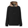 Black A1189 - BURBERRY - Samuel Check Oth Hoodie