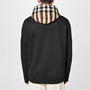 Black A1189 - BURBERRY - Samuel Check Oth Hoodie