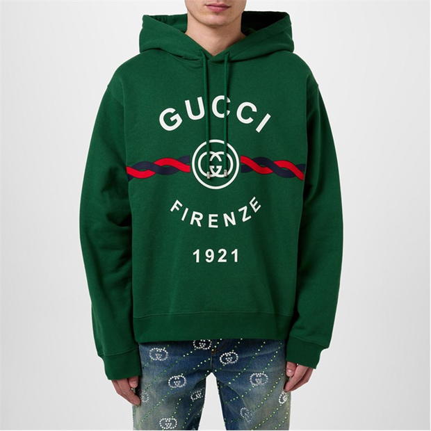 GUCCI Interlocking G Torchon Cotton Sweatshirt